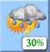 Mostly Cloudy, Light Showers and Isolated Storms
